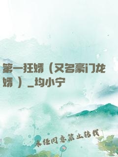 第一狂婿（又名豪门龙婿 ）